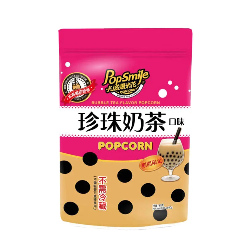 Pop Smile Popcorn - Bubble Tea Flavour-Global Food Hub