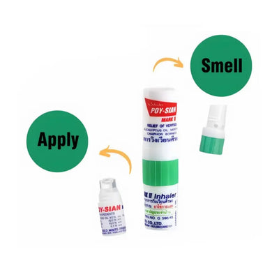 Poy-Sian Mark II 2-in-1 Nasal Inhaler & Essential Oil Stick (please read description)-Global Food Hub