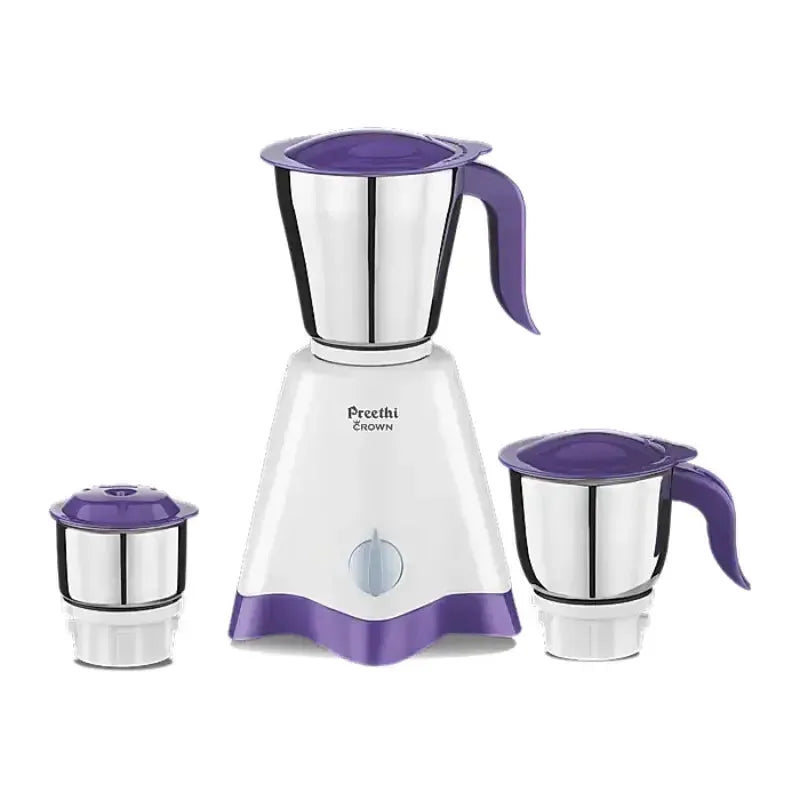 Preethi Crown Mixer Grinder 500 Watt with 3 Jars-Global Food Hub