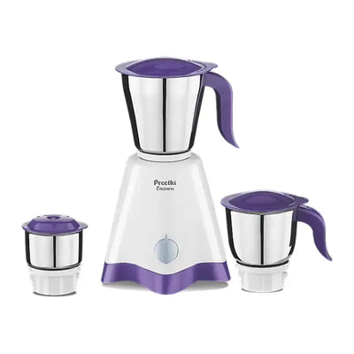 Preethi Crown Mixer Grinder 500 Watt with 3 Jars-Global Food Hub