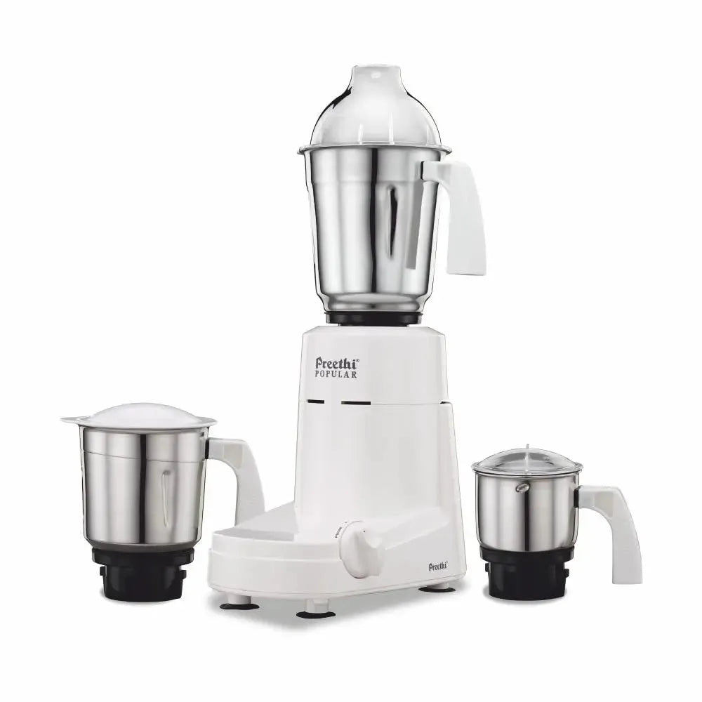 Preethi Popular MG 142 750-Watt Mixer Grinder with 3 Jars-Global Food Hub