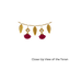 Premium Fancy Toran - Maroon S6-Global Food Hub