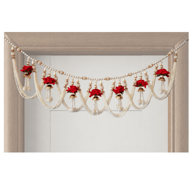 Premium Fancy Toran Red Flower -ES11-Global Food Hub