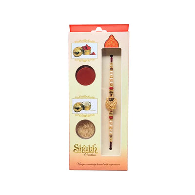 Premium Rakhi NR2 with Roli | Tikka-Global Food Hub