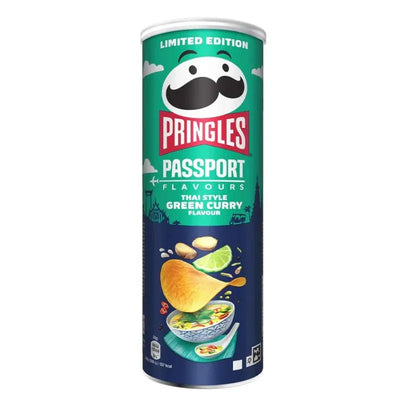 Pringles Chips Thai Green Curry Flavour - 165g-Global Food Hub