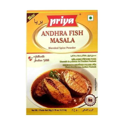 Priya Andhra Fish Masala Powder - 50g-Global Food Hub