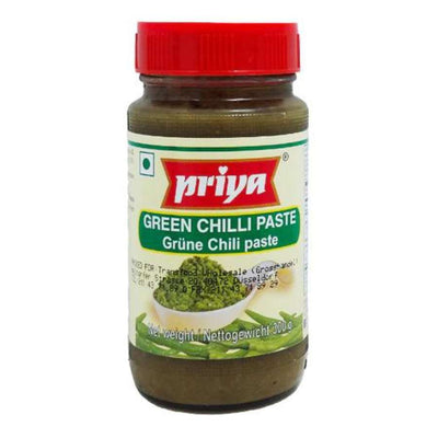 Priya Green Chilli PASTE-300 grams-Global Food Hub
