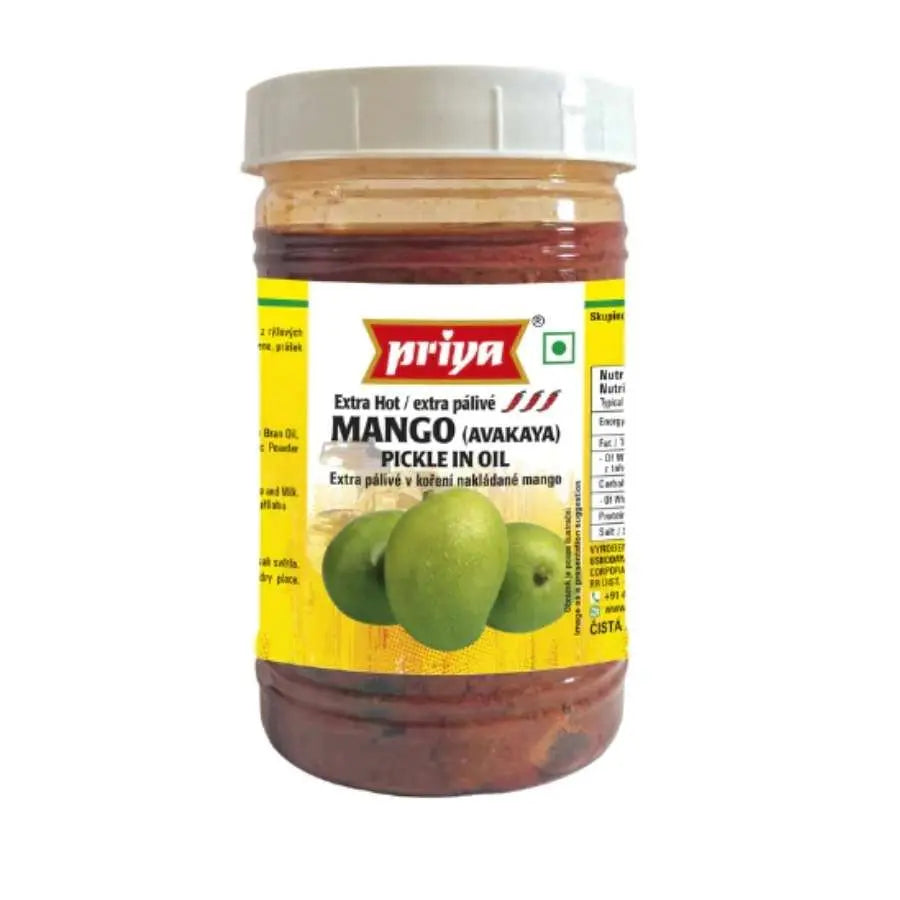 Priya Mango Avakaya Pickle EXTRA HOT-300 grams-Global Food Hub