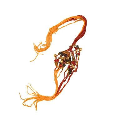Puja Greh Fancy Mauli With Bells - 12Pcs-Global Food Hub