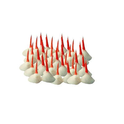 Puja Greh Round Cotton Wicks (Gol Batti ) - 40 pcs-Global Food Hub