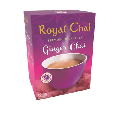 ROYAL CHAI Ginger Instant Masala Indian Tea - Unsweetened - 140g-Global Food Hub