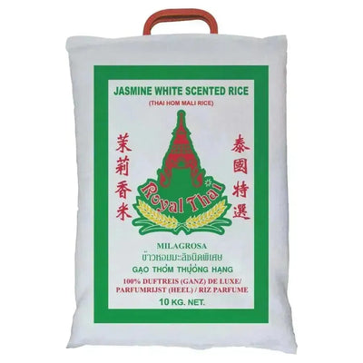 ROYAL-THAI - Thai Hom Mali Rice / Jasmine White Scented Rice - 10Kgs-Global Food Hub