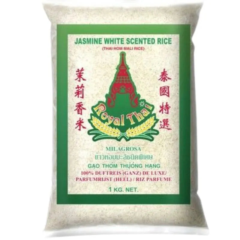 ROYAL-THAI - Thai Hom Mali Rice / Jasmine White Scented Rice - 1Kg-Global Food Hub