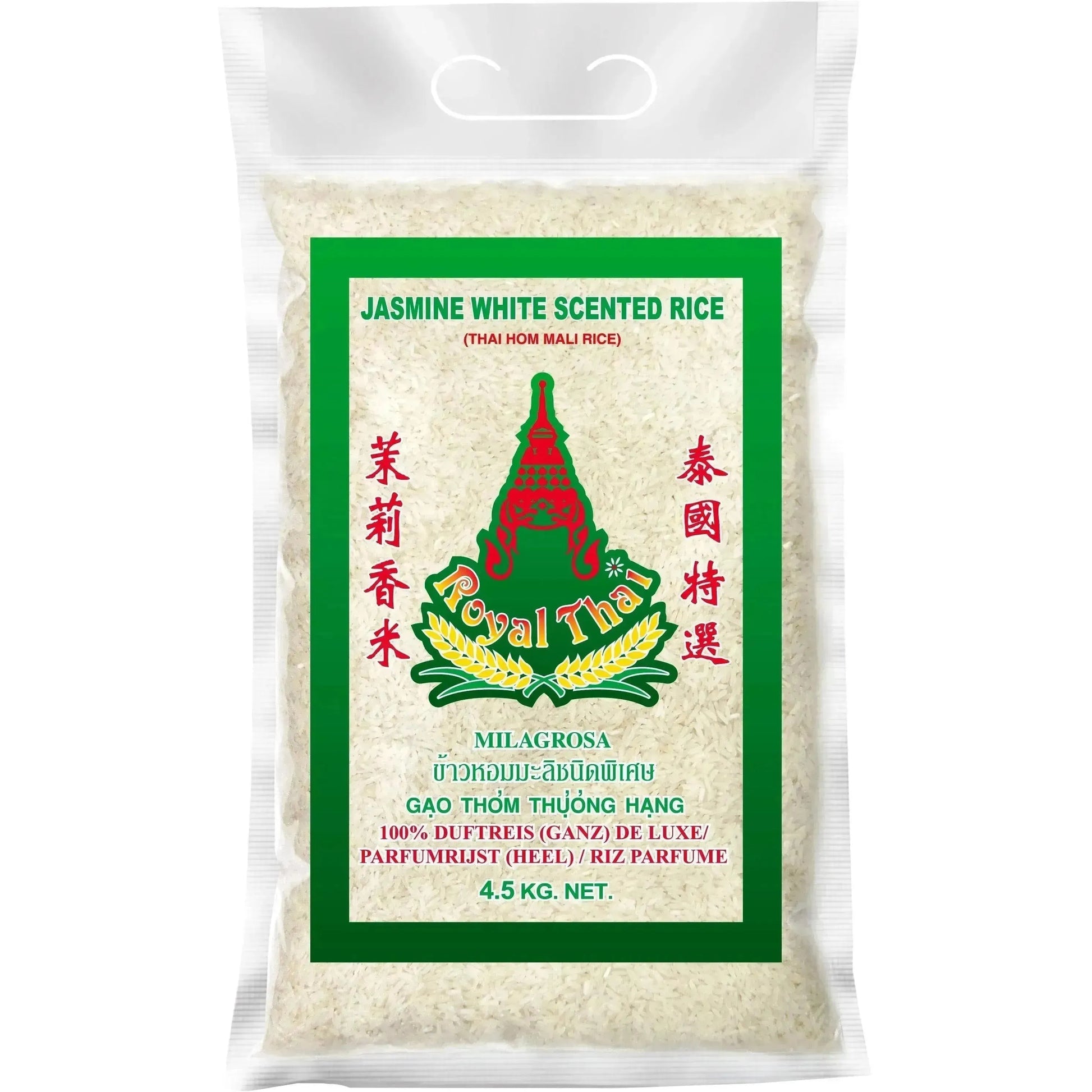 ROYAL-THAI - Thai Hom Mali Rice / Jasmine White Scented Rice - 4.5Kgs-Global Food Hub