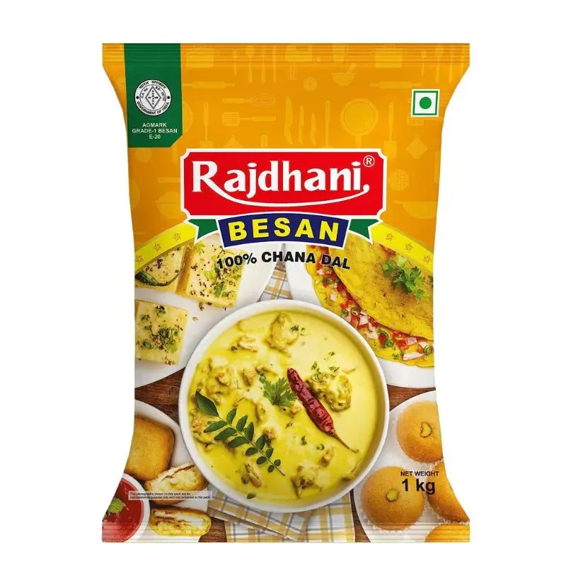 Rajdhani Gram Flour (Besan) - 1Kg-Global Food Hub