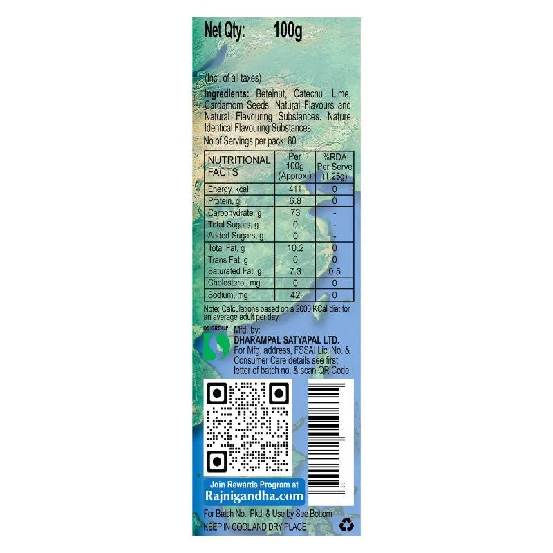 Rajnigandha Pan Masala - 100g-Global Food Hub