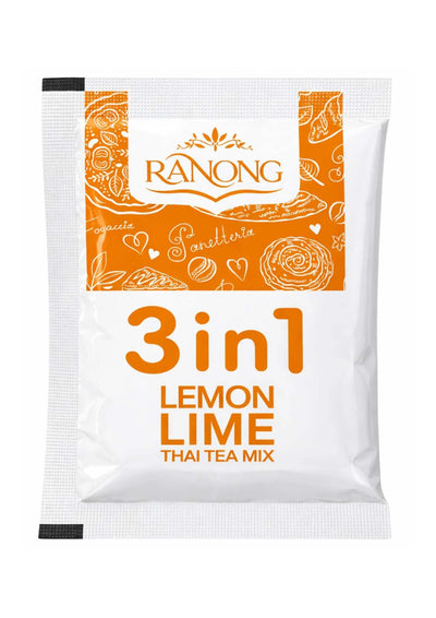Ranong Tea 3 in 1 Lemon Lime Thai Tea Mix - 25g - 1 Sachet-Global Food Hub