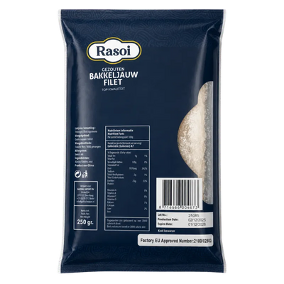 Rasoi Gezouten Bakkeljauw / Salted Bacalao Filets - 250g-Global Food Hub
