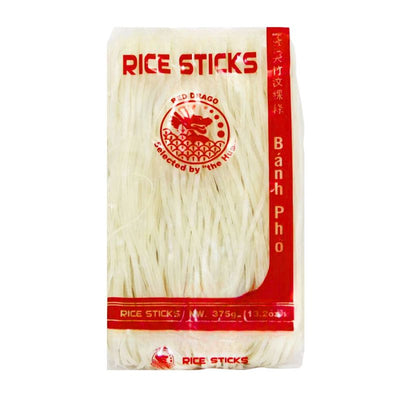 Red Drago Rice Sticks 5mm - 375g-Global Food Hub