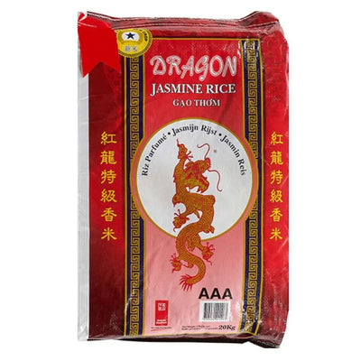 Red Dragon Jasmine Rice - 10Kgs-Global Food Hub