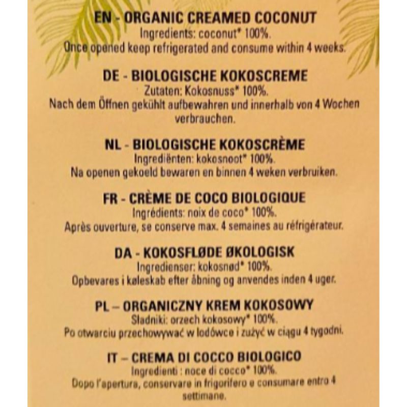 Renuka - Organic Coconut Cream (68% Fat) - 200g-Global Food Hub