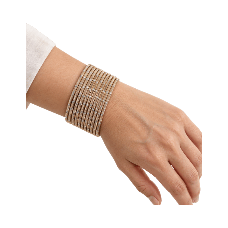 Revency Adults Bangles Set of 24 - Bronze Brown - Size 2.6-Global Food Hub
