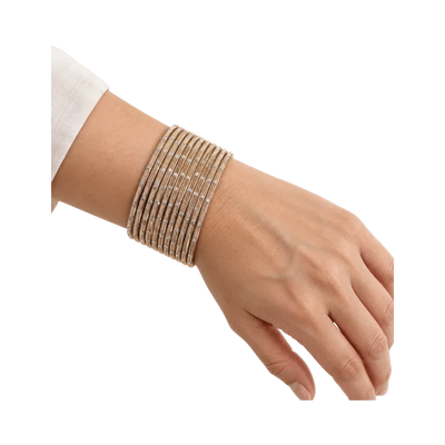 Revency Adults Bangles Set of 24 - Bronze Brown - Size 2.6-Global Food Hub