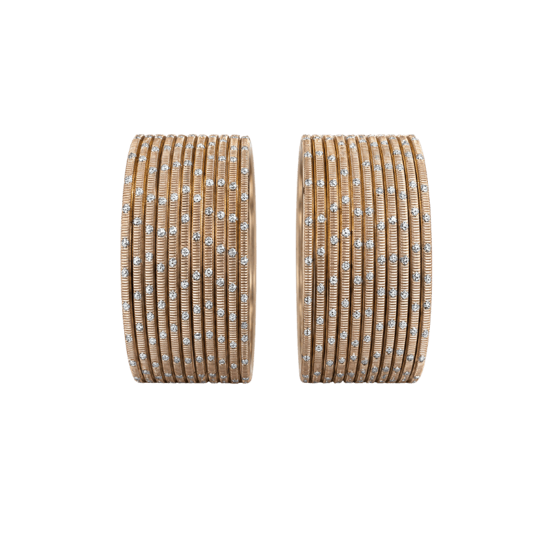 Revency Adults Bangles Set of 24 - Bronze Brown - Size 2.6-Global Food Hub