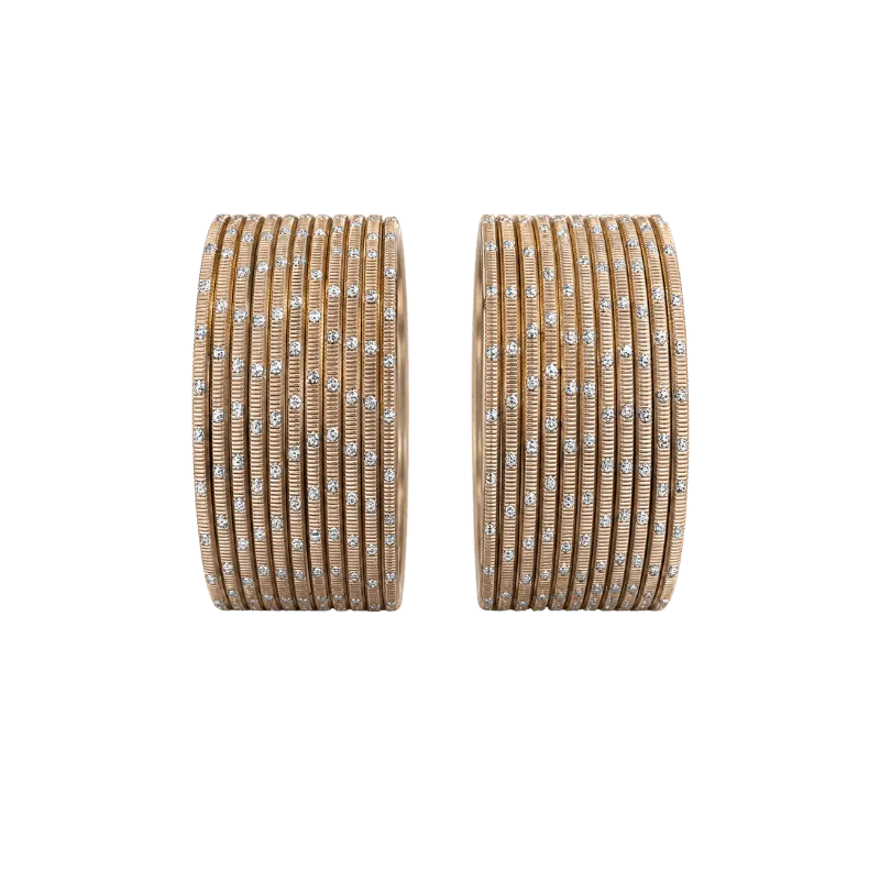 Revency Adults Bangles Set of 24 - Bronze Brown - Size 2.8-Global Food Hub