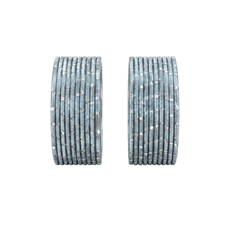 Revency Adults Bangles Set of 24 - Light Gray - Size 2.6-Global Food Hub