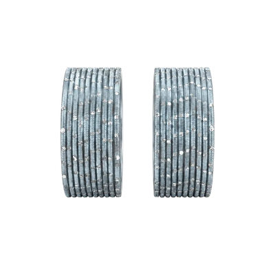 Revency Adults Bangles Set of 24 - Light Gray - Size 2.6-Global Food Hub