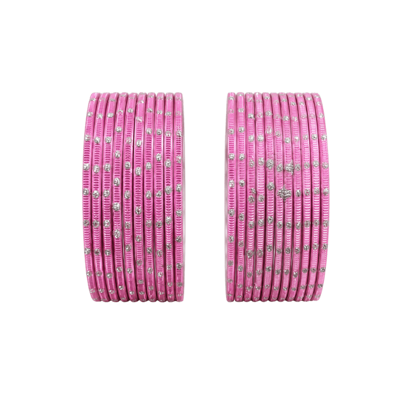 Revency Adults Bangles Set of 24 - Lilac Pink - Size 2.6-Global Food Hub