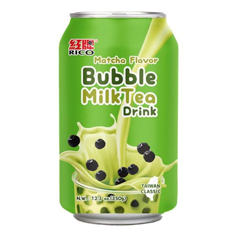 Rico Bubble Milk Tea Drink Matcha-Global Food Hub