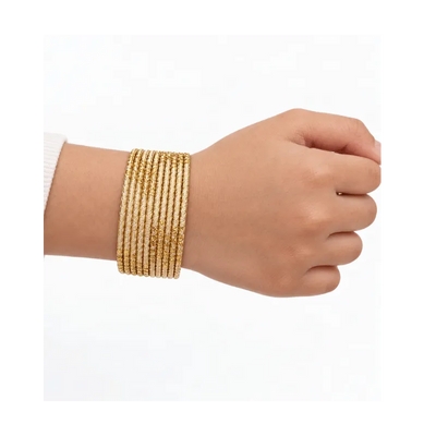 Riya Kids Bangles Set of 24 - Golden - Size 1.14-Global Food Hub