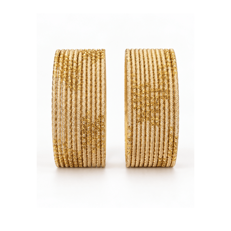 Riya Kids Bangles Set of 24 - Golden - Size 1.14-Global Food Hub