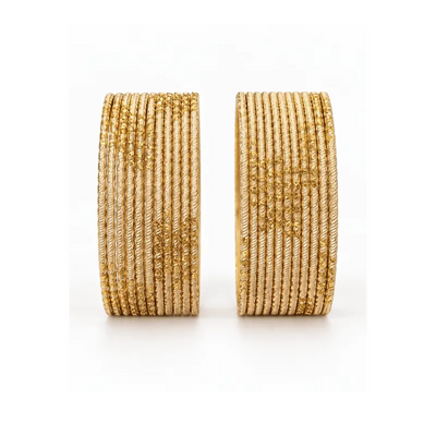 Riya Kids Bangles Set of 24 - Golden - Size 2-Global Food Hub