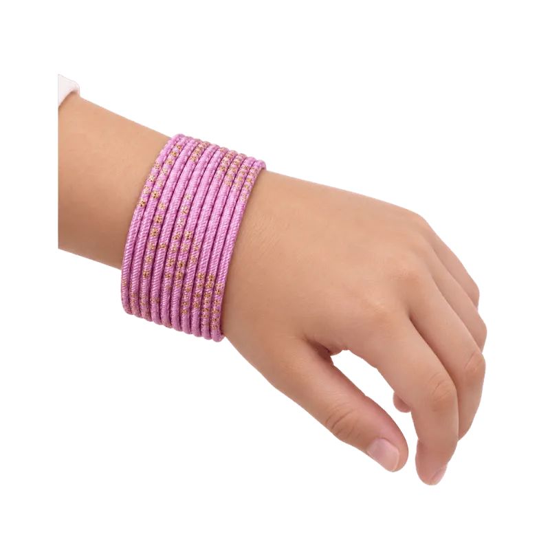 Riya Kids Bangles Set of 24 - Light Pink - Size 2.2-Global Food Hub