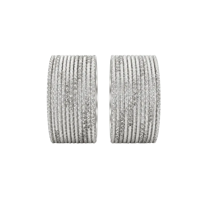 Riya Kids Bangles Set of 24 - Silver - Size 2-Global Food Hub