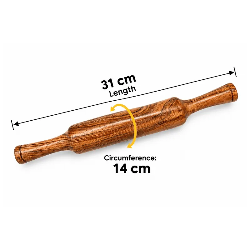 Rolling Pin Wooden - 31cm length-Global Food Hub