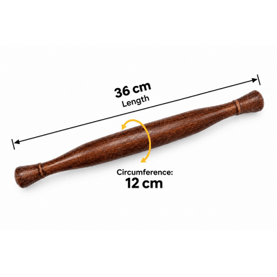 Rolling Pin Wooden - 36cm length-Global Food Hub