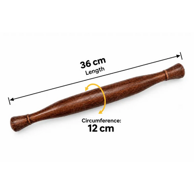 Rolling Pin Wooden - 36cm length-Global Food Hub