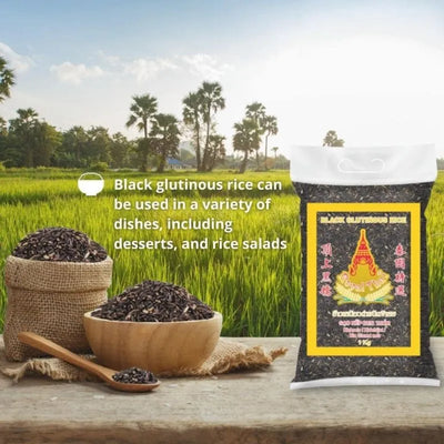 Royal Thai Black Thai Glutinous Rice - 1Kg-Global Food Hub