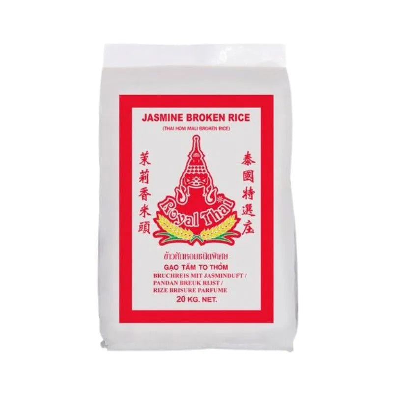 Royal Thai Jasmine Broken Rice - 20Kg-Global Food Hub