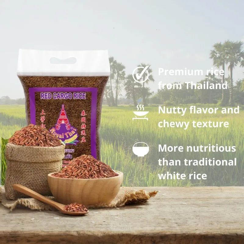 Royal Thai Red Cargo Rice - 1Kg-Global Food Hub