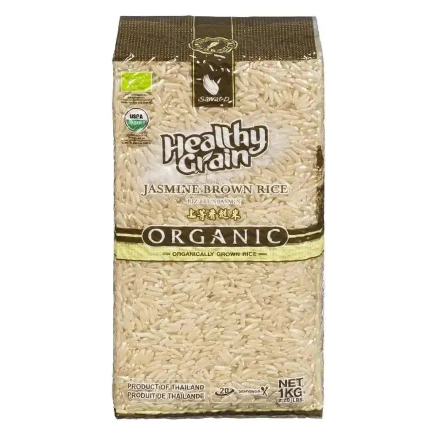 SAWAT-D **ORGANIC** Jasmine Brown Rice - 1Kg-Global Food Hub