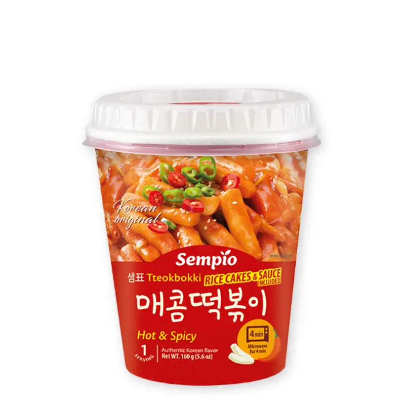 SEMPIO Instant Tteokbokki Hot & Spicy-160 grams-Global Food Hub