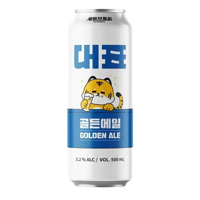 SEVENBRAU Daepyo Golden Ale Beer CAN ALC-5.2% - CAN - 500ml-Global Food Hub