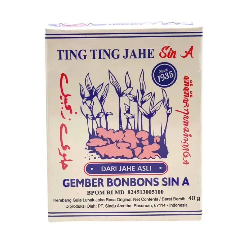 SIN-A Ting Ting Ginger Candy - 100g-Global Food Hub