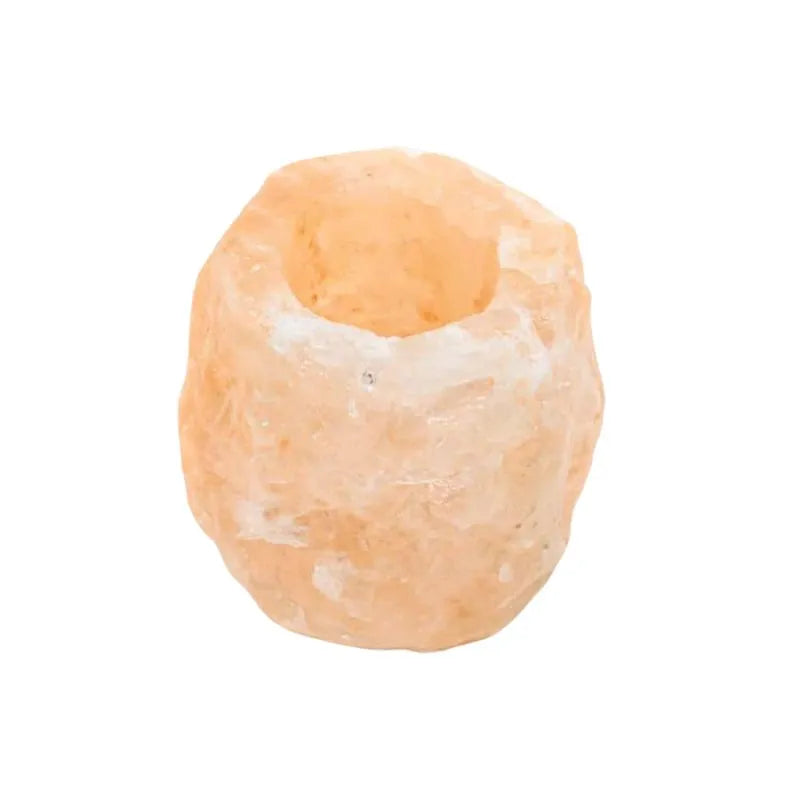 Salt Stone Tealight Holder (400-700 grams) 9 x 9 x 10 cm-Global Food Hub