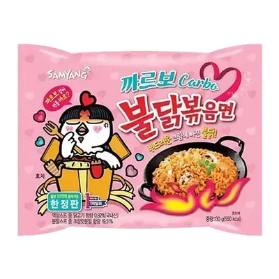 Samyang Buldak Hot Chicken Ramen Carbonara - 5 x 140g-Global Food Hub